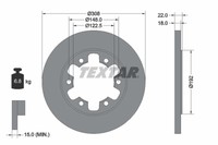 Bremsscheibe Ford T. Transit 2.2 Tdci 13-
