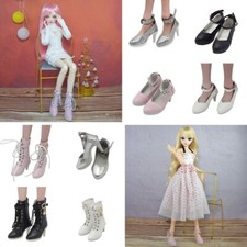 1 Pair BJD Shoes for 1/3 BJD Dolls Girl Doll High Heels Princess Boots Wholesale