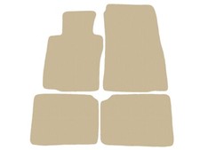 Beige Fußmatten Velour für Mini Countryman I 2010-2016 Autoteppiche, 14xRand