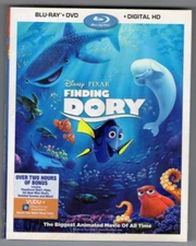 Finding Dory (Blu-ray, DVD, 2016) Children. Kids. Cartoon. Disney. Pixar. Nemo