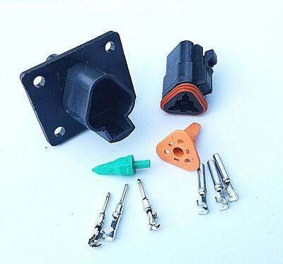 E-TING 371Pcs Deutsch Connector Kit, 2 3 4 6 8 12 Pin DT