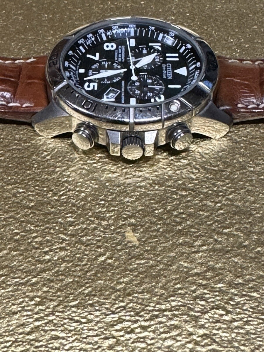 Citizen Eco-Drive Titanium Perpetual Men's Watch E820-S061636 w