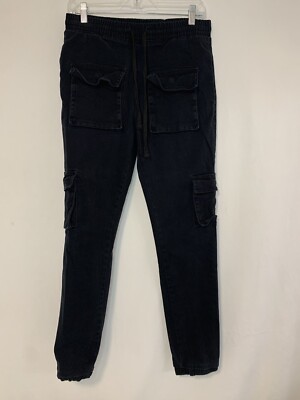 M. Society Men s Black Cargo Pants Size L