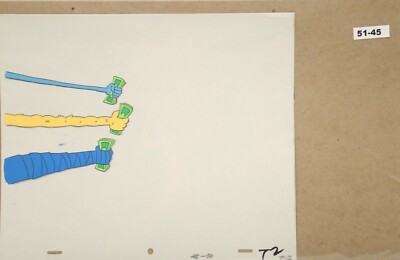 Beetlejuice Original Production Drawing And Cel 51-45 Used Cond.