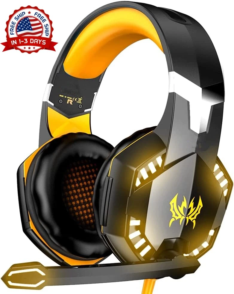 Audifonos Gaming Cascos Gamer Auriculares Gaming Para PC Xbox One 360 PS4  PS5