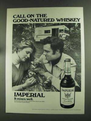 1972 Hiram Walker Imperial Whiskey Ad - Good-Natured