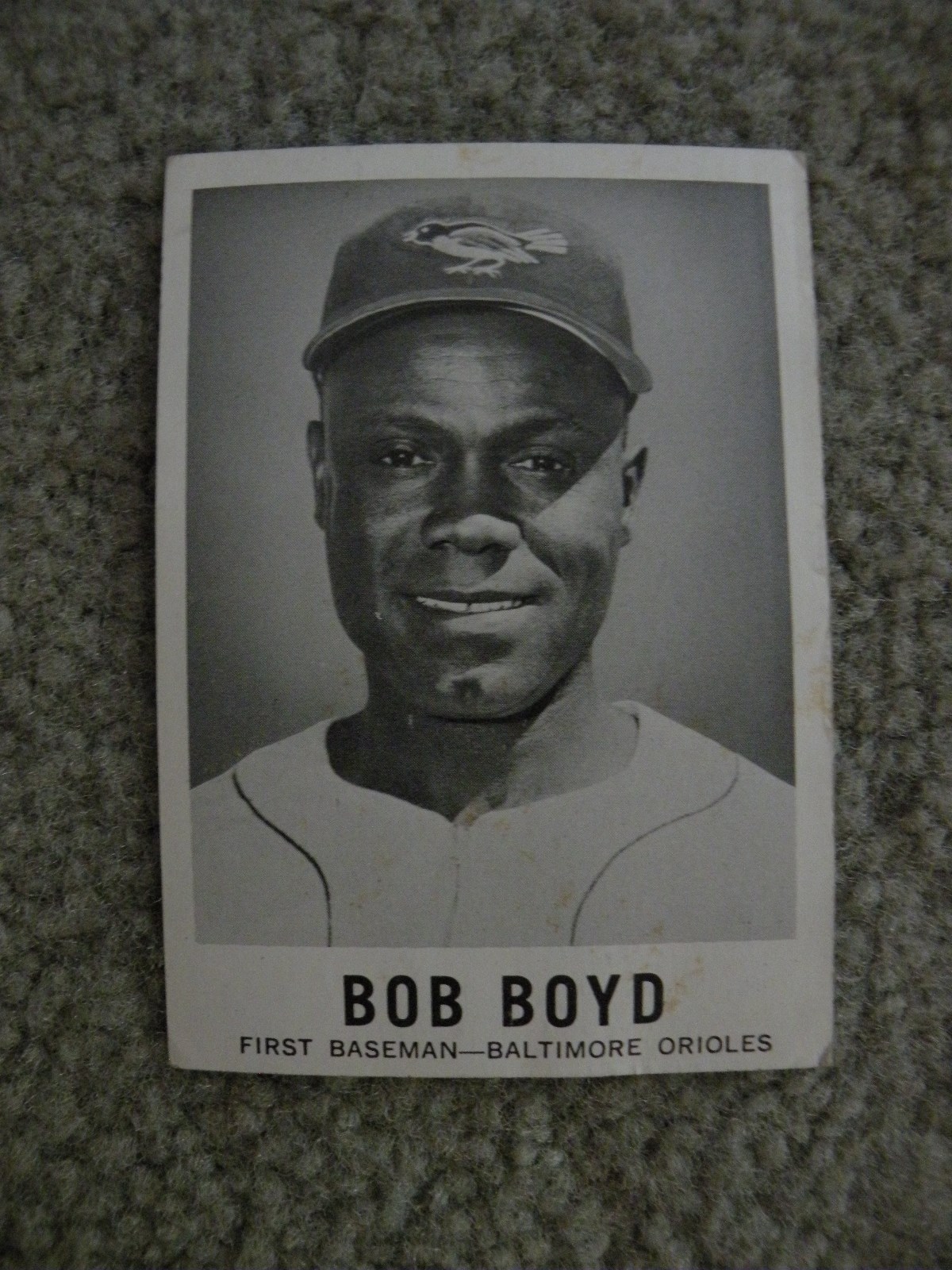 1960 Leaf Sports Novelties Chicago, IL. Bob Boyd Baltimore Orioles card