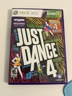 Just Dance 4 – Xbox 360 – Complete in Box – Tested & Working
