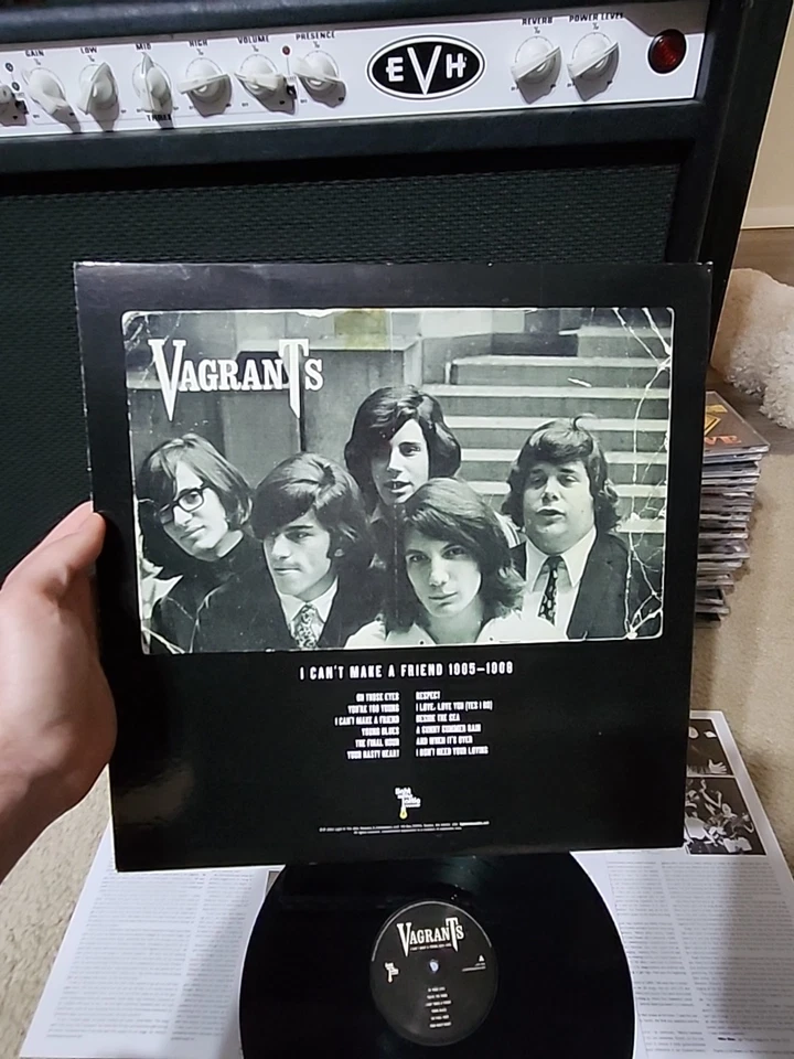 Vagrants I Cant Make A Friend 1965-1968 Lp Vinyl 1st 2011 Press W/All Inserts NM Foto 3 de 4