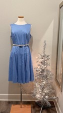 Tommy Hilfiger Blue dress with white Polka Dots, size: 12, excellent condition