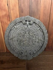 Mayan/Aztec Calendar Art Medallion Wall Plaque Mexico