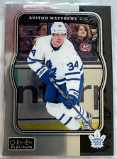 2017-18 O-Pee-Chee Platinum Auston Matthews Toronto Maple Leafs Card R-1