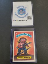 1986 Topps Garbage Pail Kids Card # 156a - 4th Series - WARRIN' WARREN - NRMT