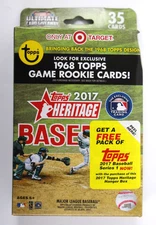 2017 Topps Heritage Baseball Factory Sealed Hanger Box Target Exclusive