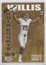 2019 Sage Hit Premier Draft Damion Willis #107 11ng