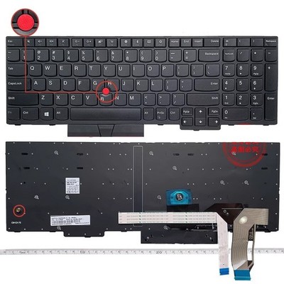US w/ Pointer Keyboard Non-Backlit for Thinkpad E580 E585 L580 *tm