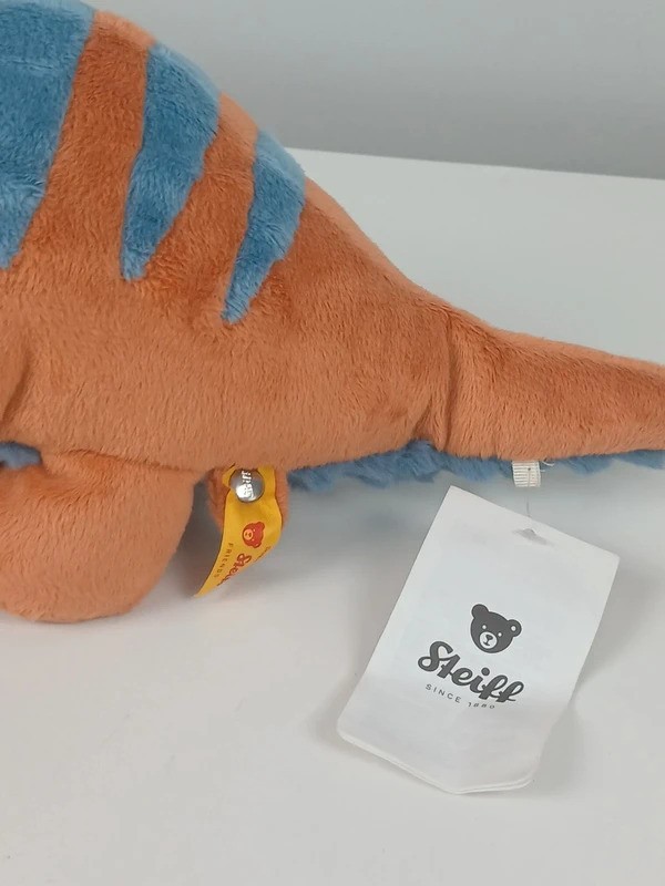 Steiff Bronko Brontosaurus Dinosaur 28cm Soft Cuddly Friends 087837 BNWT image 3
