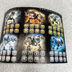 Lego Bionicle 8578 Gahlok Kal Complete Canister Instructions Booklet Krana