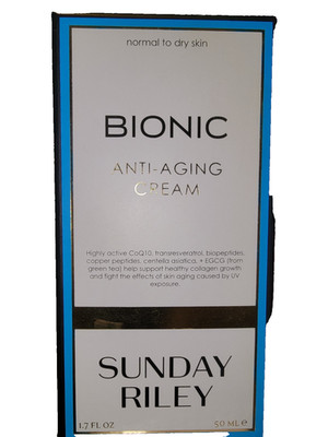 Sunday Riley Bionic Anti Aging Face Cream CoQ10 1.7 oz / 50 ml   Hard to Find