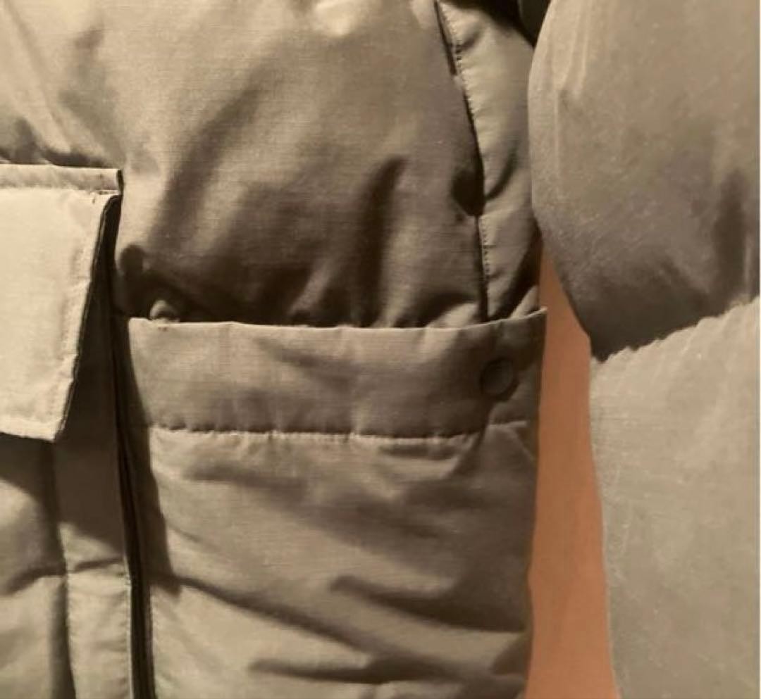 Snow Peak Down Pullover Bonfire Outer Jacket Khak… - image 7