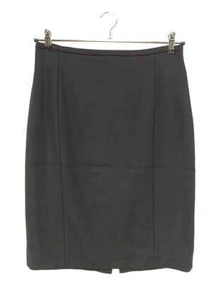 JIL SANDER High Waist Rock Damen Rock Gr. DE 40 schwarz Business-Look