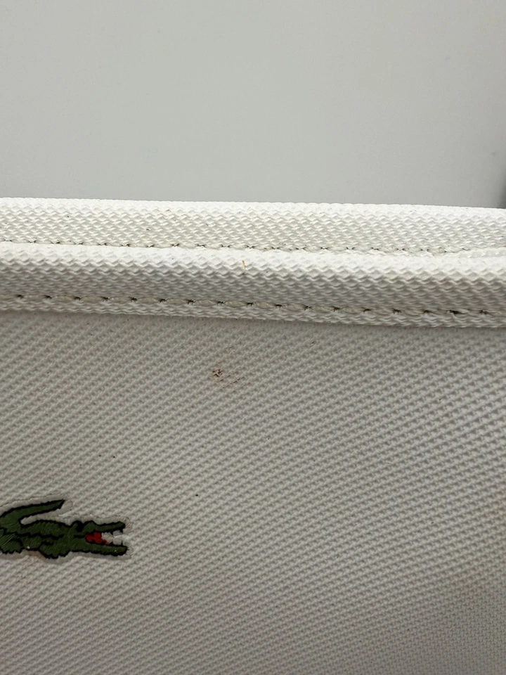 Lacoste Red Wristlet Clutch Bag Alligator - Image 2 of 4