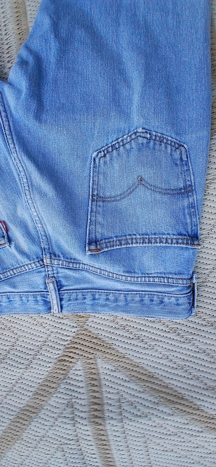 Vintage Red Label 505 Levi Jeans For Men,size 35 Waist 32 Length, Faded Patina🔥 image 4
