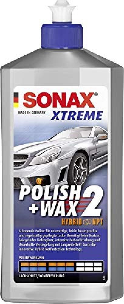 SONAX Xtreme Polish & Wax 2 - Trattamento di Bellezza Auto 500ml