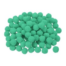 100Pcs Pom Felt Balls Felting Fabric 2cm 20mm Deep Green for Crafts DIY