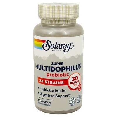 Solaray Multidophilus 24 Strain Probiotic 30 Billion CFU 60 VegCaps