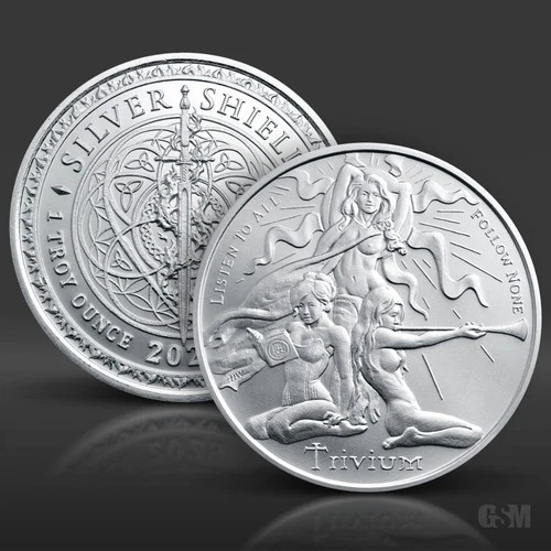 1 oz Trivium Girls BU Silver Round 2026