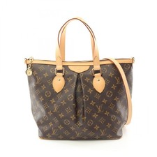 Louis Vuitton Brown Palermo Monogram Leather Handbag