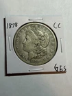 1878 CC Morgan Silver Dollar $1 Choice VF Better Date CC