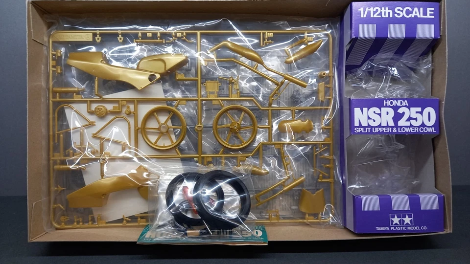 1/12 Tamiya Honda NSR 250 1990 Cup Noodle N. Aoki  14061 + Decals HB - Immagine 4 di 4