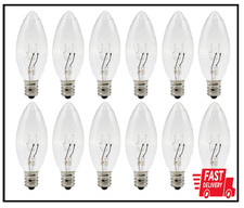 Creative Hobbies  Replacement Light Bulbs for Electric Candle Lamps, Window Cand