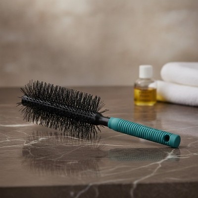 Spornette Double Stranded XL round Brush, Nylon Bristles - round Brush for Strai