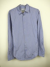 Vivienne Westwood MAN Stripe Shirt Blue Red Orb Italy Sz M Designer