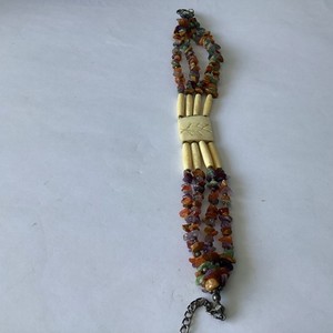 Mixed Gemstones 11 to 12” Stone Bracelet Multi Color