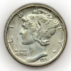 1926 S Mercury Dime AU Details Cleaned Better Date Silver 10C Raw About UNC Rare