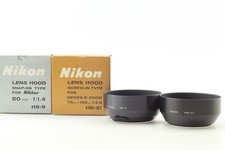 MINT Nikon HS-9 HN-21 Metal Lens 2 Hood for 50mm f1.4 75-150mm from JAPAN