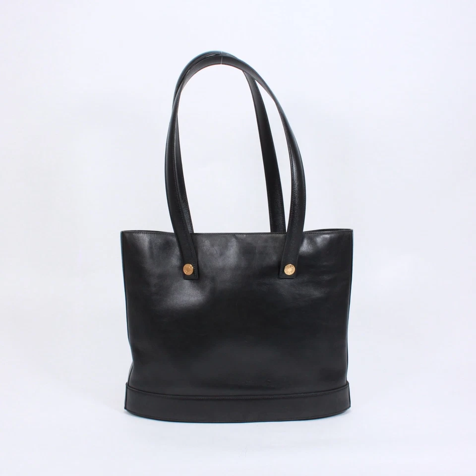 Bolsa tote HERMES Sorbonne 35 caixa preta bezerro - Imagem 3 de 4