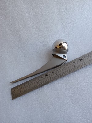 Vintage Medical  Titanium Artificial Hip  Replacement Ball Joint  48 mm Zimaloy
