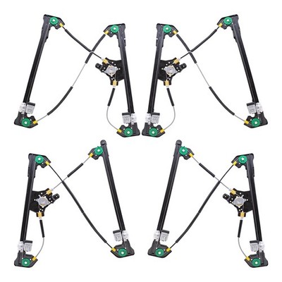 4 Piece Set of Front&Rear Power Window Regulators W/O Motor for 04-08 F-150/Lobo