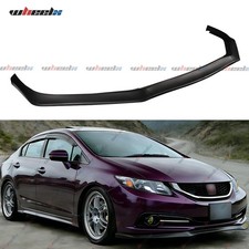Fit 13-15 Honda Civic 4dr Sedan Gt Style Front Bumper Chin Lip Body Kit Spoiler