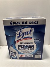 Lysol Advanced Power Clinging Gel, Toilet Bowl Cleaner 4 Pack , 32 fl oz