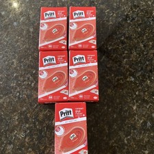 5x Pritt Permanent Glue Roller Compact 8.4mm x 10m 2120601 Fast Post VAT Inc