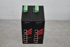 ^ Lot 2x Antaira LNP-0500-24 5-Port Unmanaged Ethernet Switches #X6071