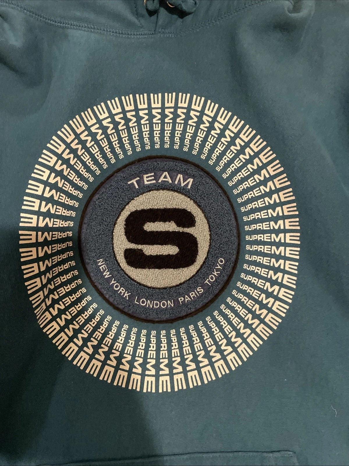 SUPREME Suprem Felpa con Cappuccio Uomo L