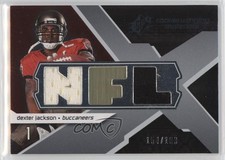 2008 SPx Dual Jersey NFL Letters Numbered to 199 /199 Dexter Jackson #RM-JA 16yo