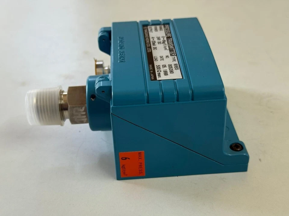 NAGANO KEIKI KH55 PRESSURE TRANSMITTER 0-6Kgf/cm2 24VDC 4-20mA - Image 4 of 4